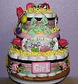 cloth diaper cake front